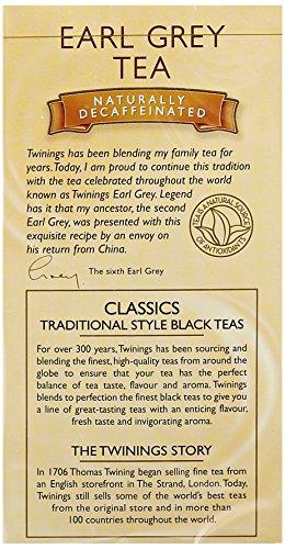 Twinings Twinings Earl Grey Decaf Tea, 20 Count