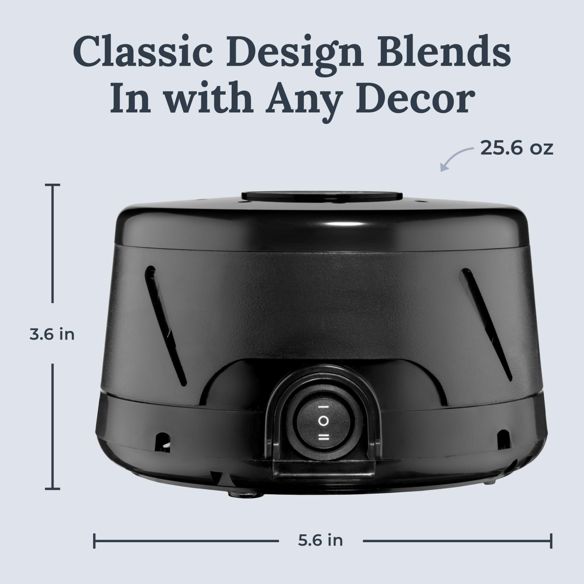 Marpac Yogasleep Dohm Classic 2-Pack Black | The Original White Noise Machine | Soothing Natural Sound from a Real Fan | Noise Cancelling | Sleep Therapy, Office Privacy, Travel