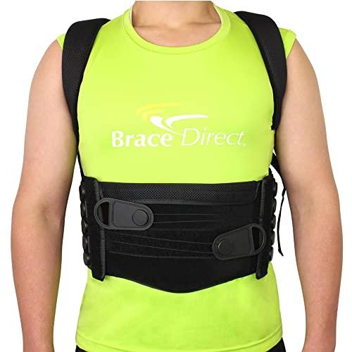 Cybertech Medical Postural Extension Back Straightener Brace - Rigid Posture Corrector Vest for Kyphosis Hunch Relief, Mild Scoliosis Support, and Hunchback or Lordosis Spine Treatment