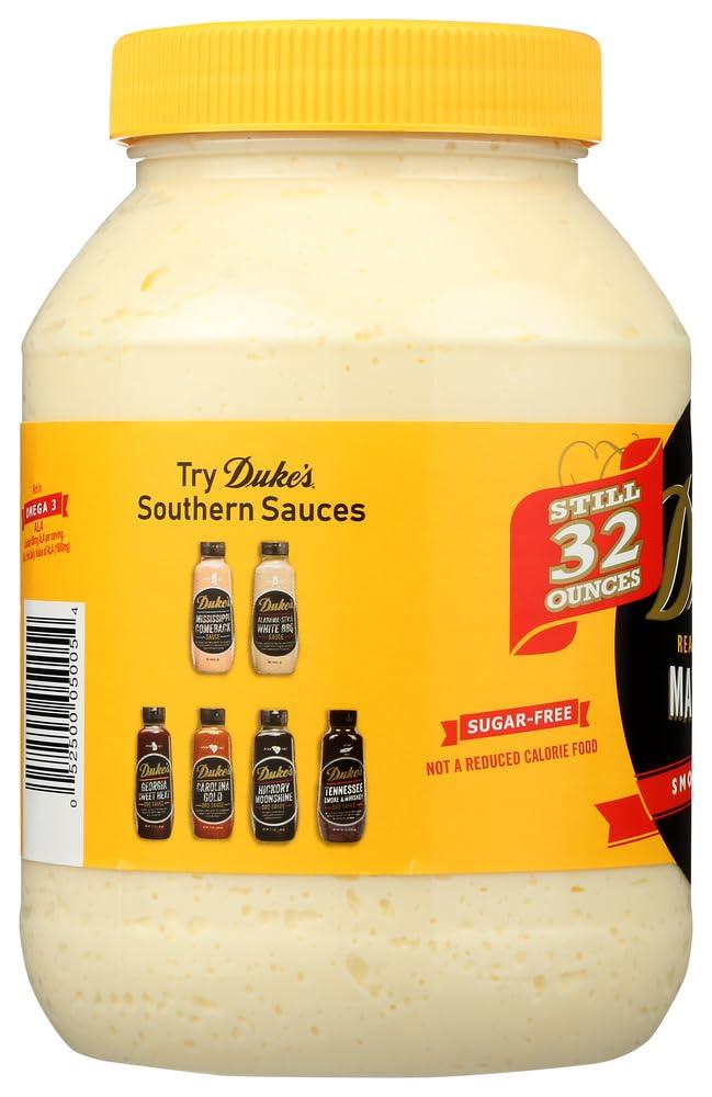 dakomyo Duke\'s Real Smooth & Creamy Mayonnaise, 32 oz (Pack of 4)