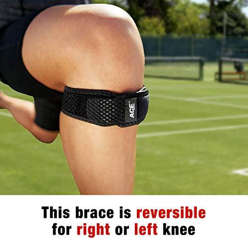 ACE ACE Brand Knee Strap, Adjustable, Black, 1/Pack