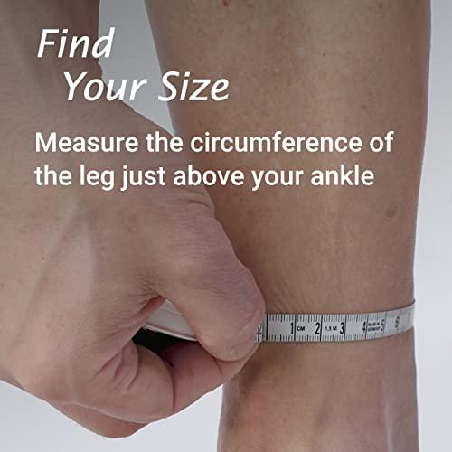 Actimove Actimove Sports Edition Ankle Support Elastic Wrap Around For Pain Management For Sprained, Swollen or Weak Ankles Left/Right Wear Black, Large