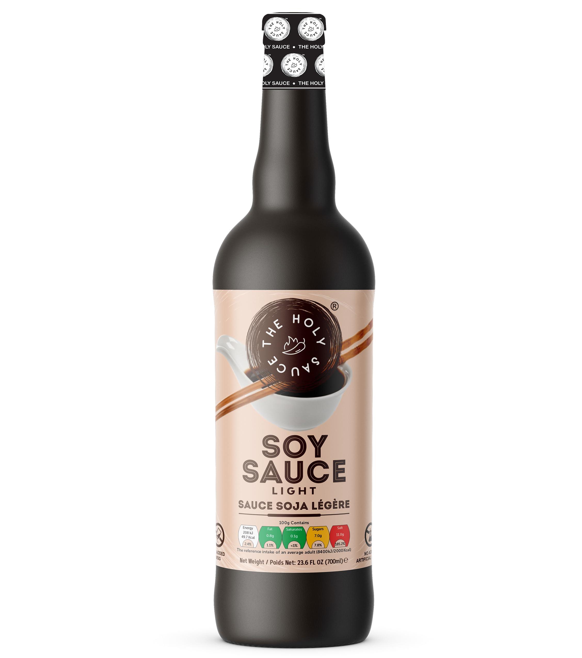 The Holy Sauce Light Soy Sauce 700mL - No MSG, No Added Artificial Flavors