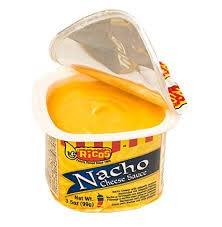 Snackur Ricos Nacho Cheese Sauce 3.5 oz Cups,12 Pack, In Snackur Safe Ship Box