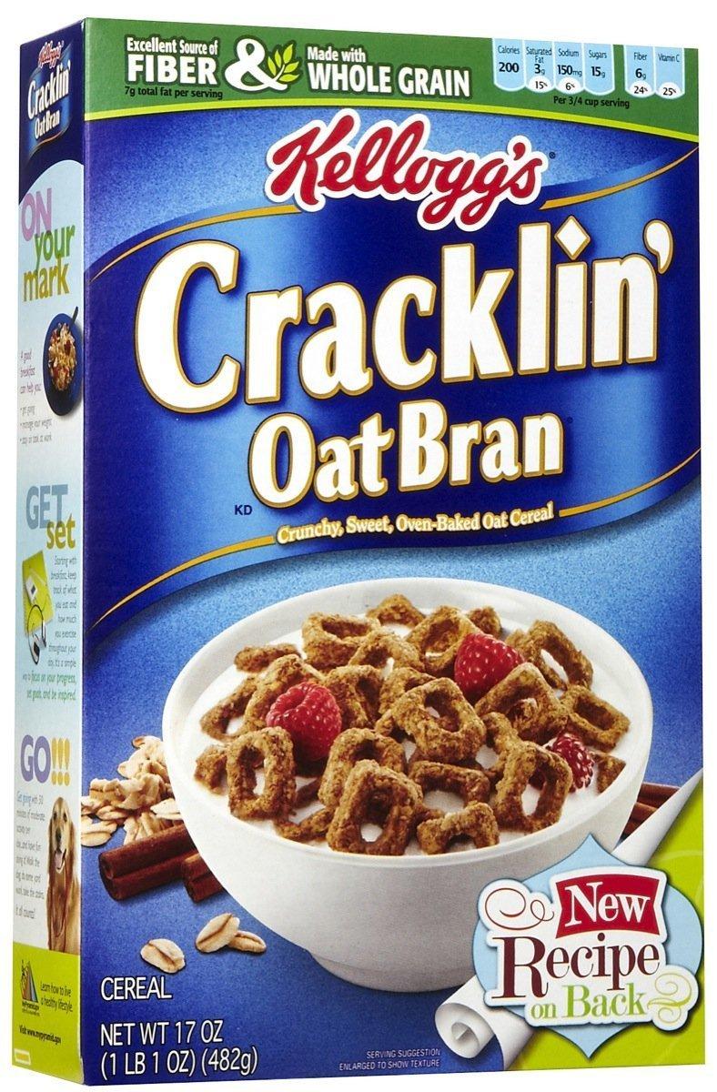 Kellogg\'s Kellogg\'s Cracklin\' Oat Bran Cereal - 17 oz
