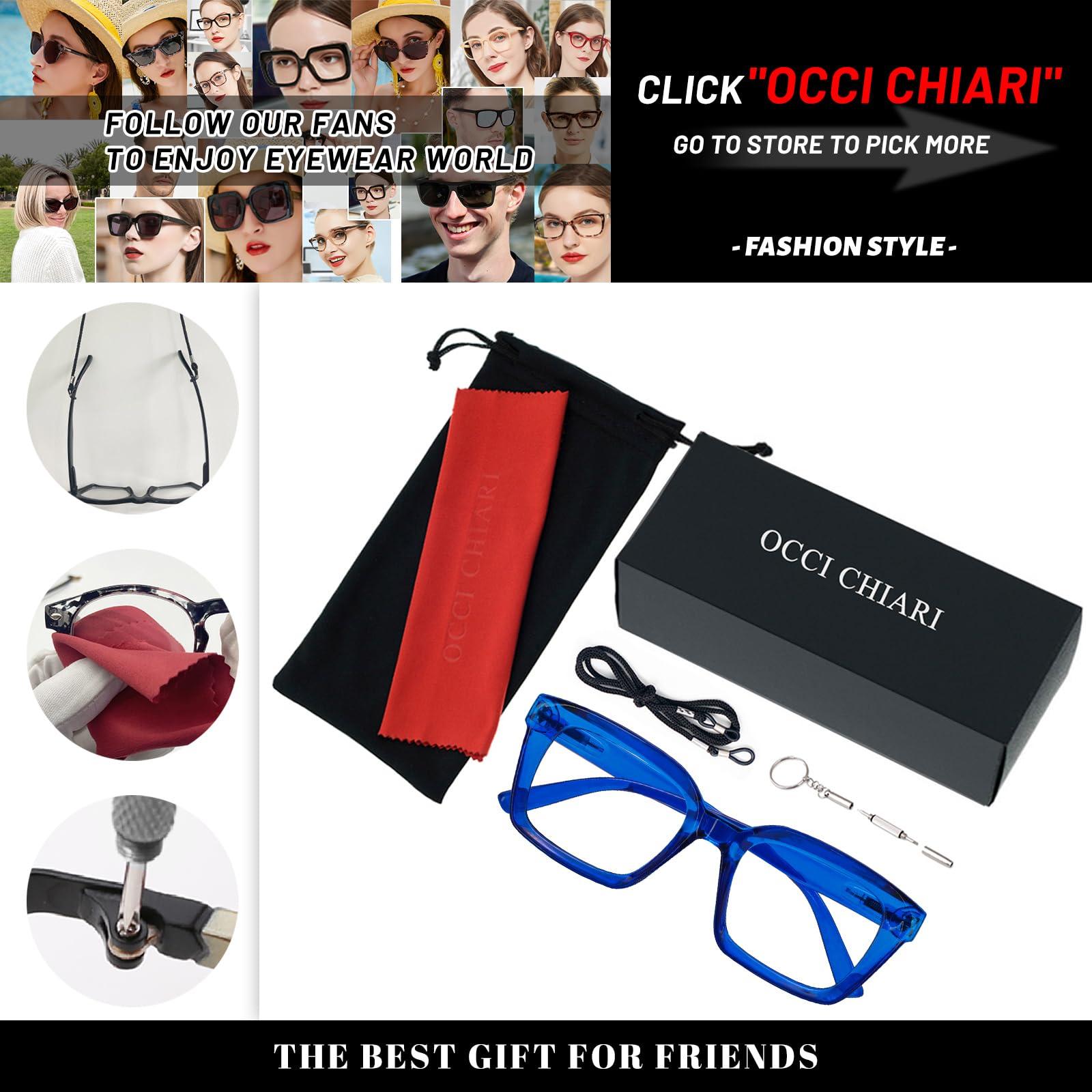 OCCI CHIARI OCCI CHIARI Womens Reading Glasses 2.50 Reader Glasses 250(1.0 1.25 1.5 1.75 2.0 2.25 2.5 2.75 3.0 3.5 4.0)