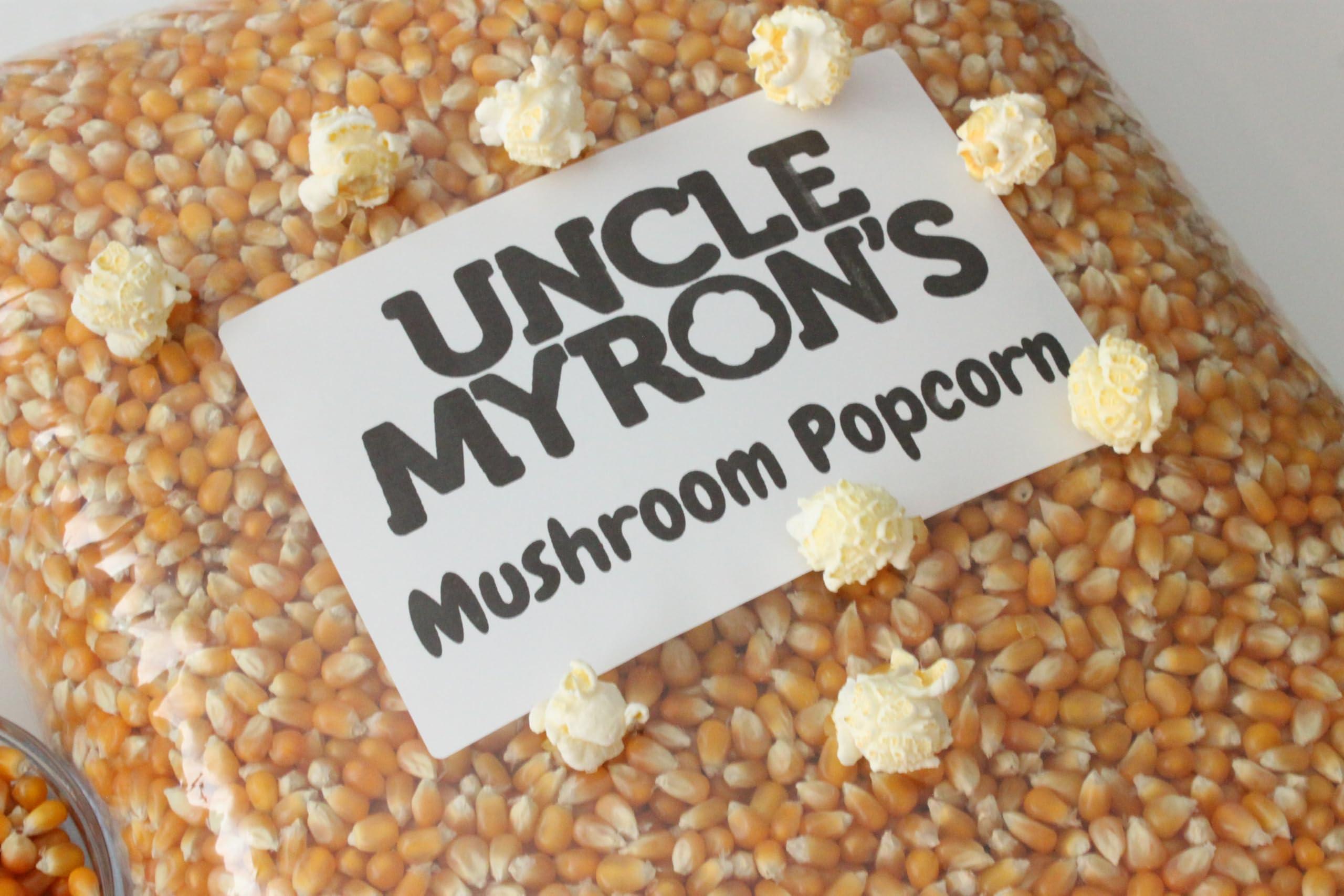 Uncle Myron\'s Uncle Myrons Mushroom Popcorn Kernels for Popping 10 lb Bag Non-GMO, No Gluten, Popcorn for Popcorn Machine Delicious and Crunchy Popping Corn, Popcorn for Movie, Snacking (10 LB (2 PACK))