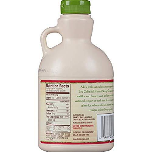 Log Cabin Log Cabin All Natural Table Syrup, 22 Oz (Pack of 2)