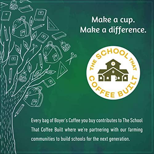 Boyer's Coffee Boyer's Coffee Hazelnut Coffee, Light Roast Flavored Coffee, Ground, 6-Pack, 12oz Bags