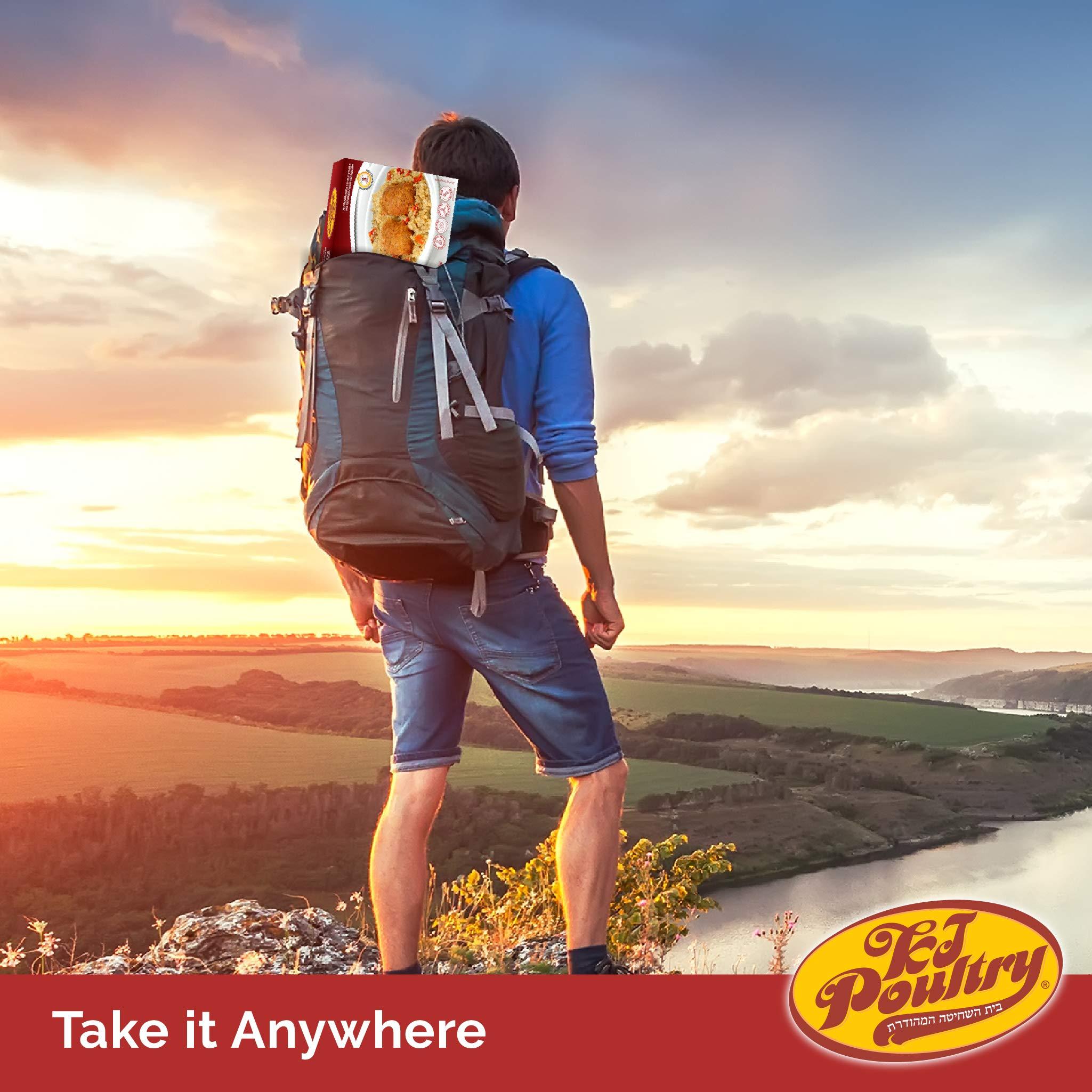 KJ Poultry KJ Poultry Kosher Ready Meals - Beef Lamb Kabob & Quinoa, MRE Meat Meals Ready to Eat (1 Pack) Prepared Entree Fully Cooked, Shelf Stable Microwave Dinner Travel, Military, Camping, Emergency Survival