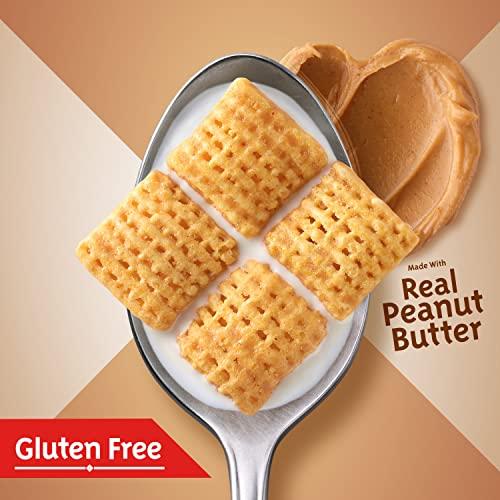 Chex Chex Peanut Butter Breakfast Cereal, Gluten Free, 12.2 oz (Pack of 6)