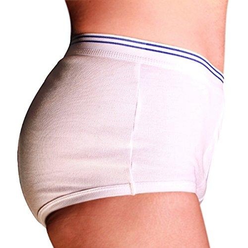Petey's Petey's Washable Incontinence Underwear for Men (Moderate Protection) - Reusable Men's Briefs for Light to Moderate Leakage (2X-Large (45" to 48"))