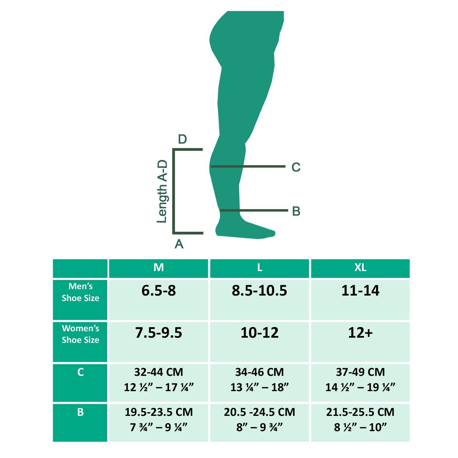 Juzo Juzo Power Comfort 15-20 mmHg Compression Stockings, Ribbed Texture, Knee High, Closed Toe | Compression Socks for Tired, Aching or Swollen Legs, Mild Varicosities | Retro White, Large