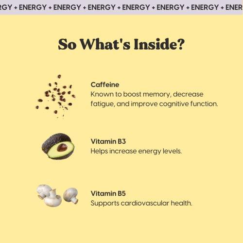 The Patch Brand The Patch Brand Energy Patches | Supports Energy with Caffeine and B5 and B3 | All Natural Vitamins & Mineral Patch Plant Based and Cruelty Free Water Resistant Patches That Last All Day