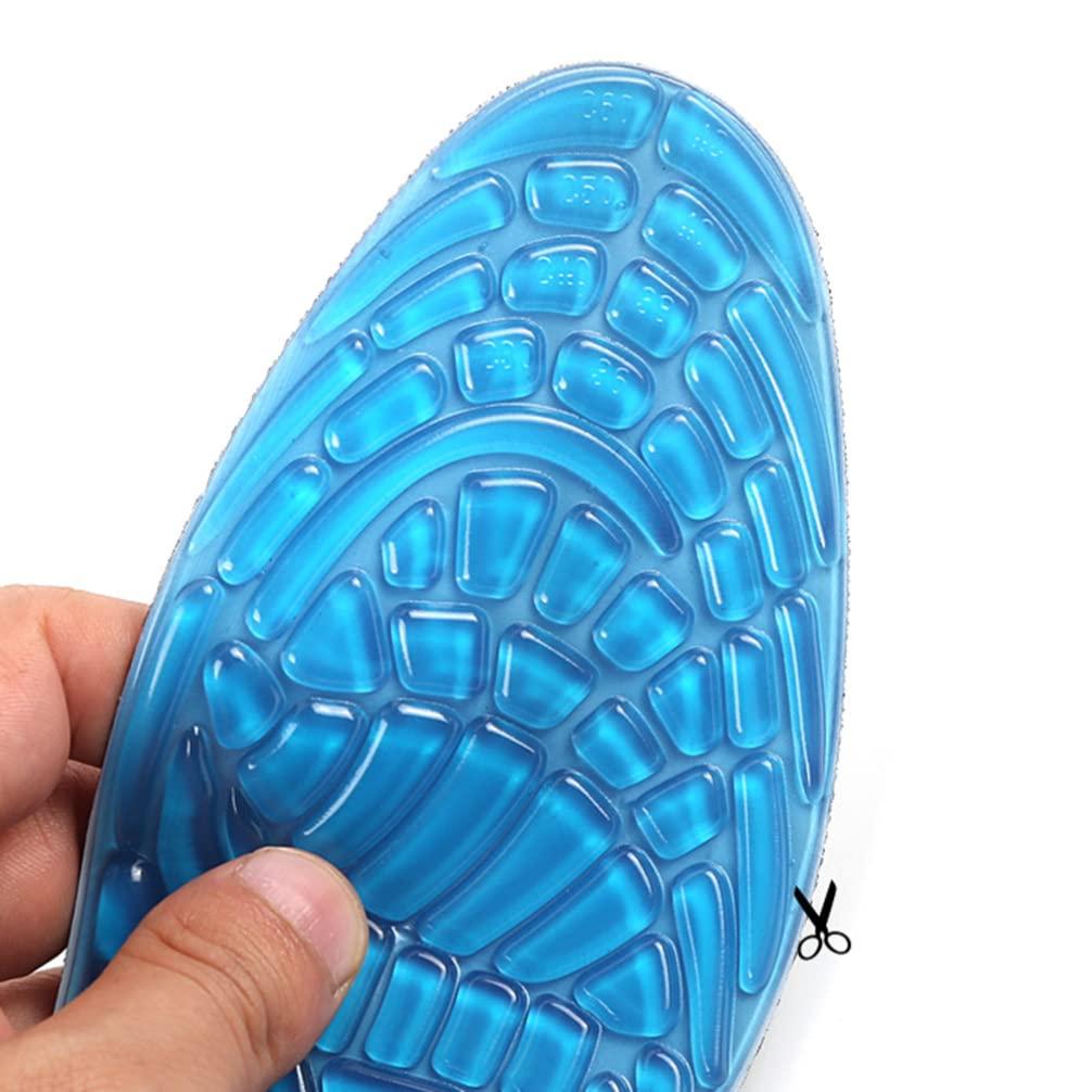 EXCEART EXCEART Gel Shoe Inserts Gel Insoles Foot Arch Support Flat Foot Insoles Shoe Mat Shoe Pad Insole Pad Man and Women Insoles Routine Insoles Shoe Insole Sports Insole Absorb Sweat Particles