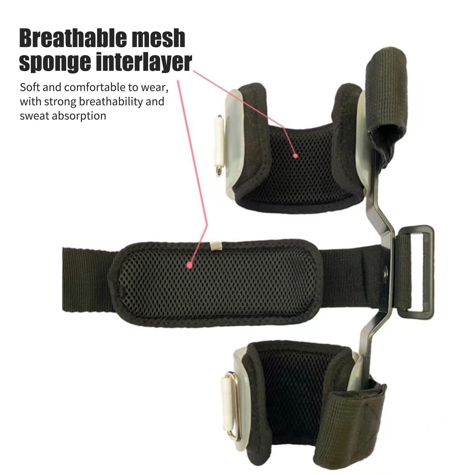 Shuyan Jiao Shuyan Jiao O/X Leg Type Correction Belt Pediatric Kids Leg Posture Corrector Brace for Children Knees Valgus Straighten Belt Lightweight Medical O/X Legs Type Bandage (M -1 Pair)