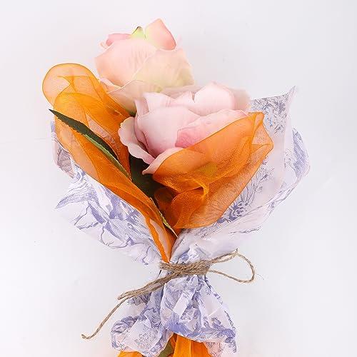 BOXOB 30 Sheets Tissue Paper, 20x14 Inches Gift Tissue Paper French Retro Print Wrapping Paper Elegant Decorative Tissue Paper for Birthday Weddings Baby Shower DIY Crafts (Purple)