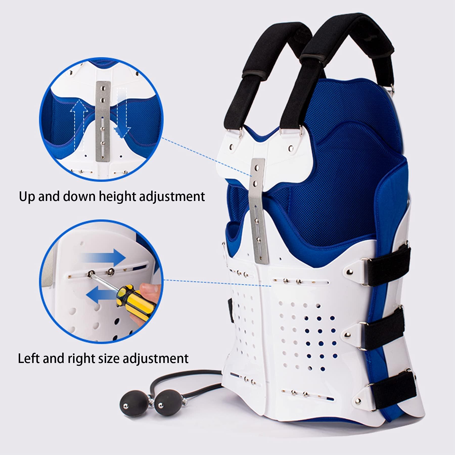 WILLQ WILLQ Thoracic Orthosis Lumbar Back Correction Bracket Fracture Restoration of Fixed Protection Stabilizer Prevent Thoracic Lumbar Spine Flexion Disc Injury Compression Fractures
