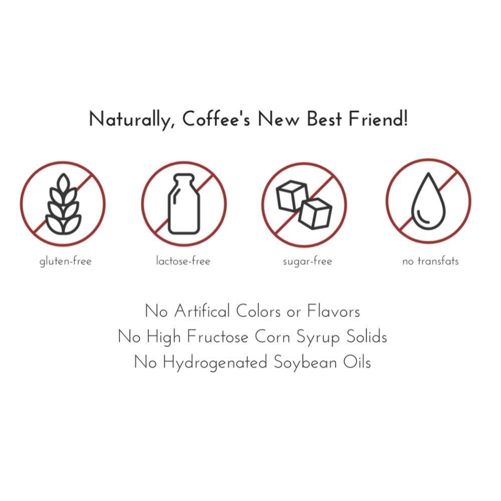 Leaner Creamer Leaner Creamer Non-Dairy Sugar Free Coffee Creamer Perfect Coconut Oil Powder To Naturally Cream and Sweeten Coffee, Smoothies, Protein Shakes & More! Ideal Flavoring For All Diets