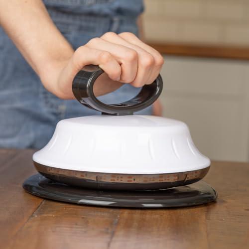 Ewbank Electric Spin Mop, Duster, and Polisher, LED Lights, Ewbank Nifftee Floor and Surface Cleaner, 37 inches, White, 2 lb.