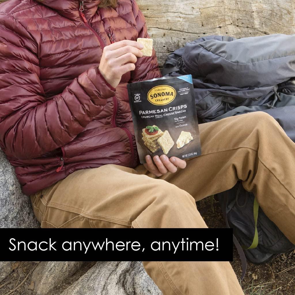 Sonoma Creamery Sonoma Creamery - Cheese Crisps, Pepper Jack, 10 Oz (2 Count) | Savory Snack Cracker | High Protein | Low Carb | Gluten Free | Wheat Free