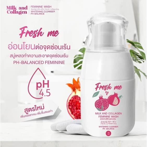 Generic FRESH ME MILK AND COLLAGEN FEMININE WASH 2.37 fl oz by Teelek