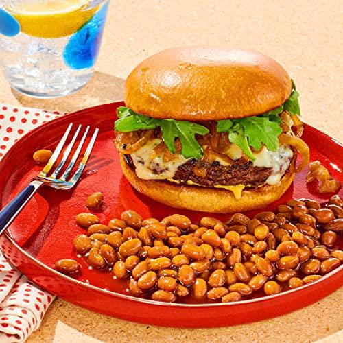 Bush's Best BUSH\'S BEST 16 oz Canned Homestyle Baked Beans, Source of Plant Based Protein and Fiber, Low Fat, Gluten Free, (Pack of 12)