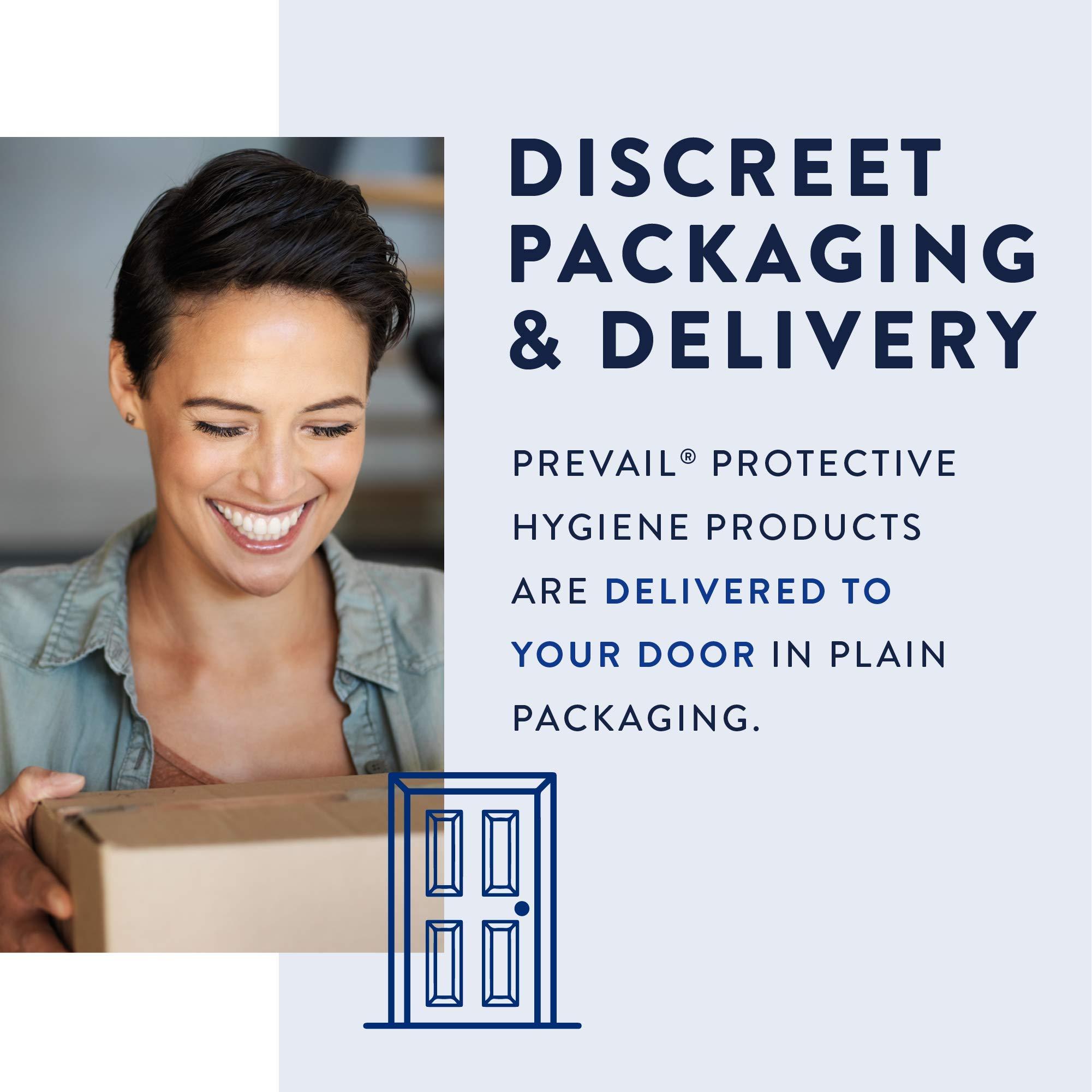 Prevail Prevail AIR Overnight Incontinence Briefs - Unisex Adult Incontinence Briefs with Tabs - Disposable Adult Diaper for Men & Women - Overnight Absorbency - Size 3, 60 Count (4 Packs of 15)