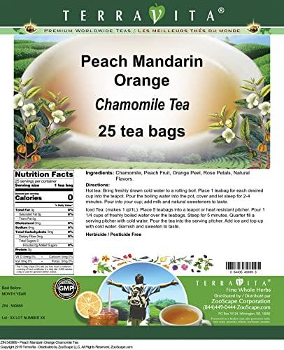 TerraVita Peach Mandarin Orange Chamomile Tea (25 tea bags, ZIN: 540889)