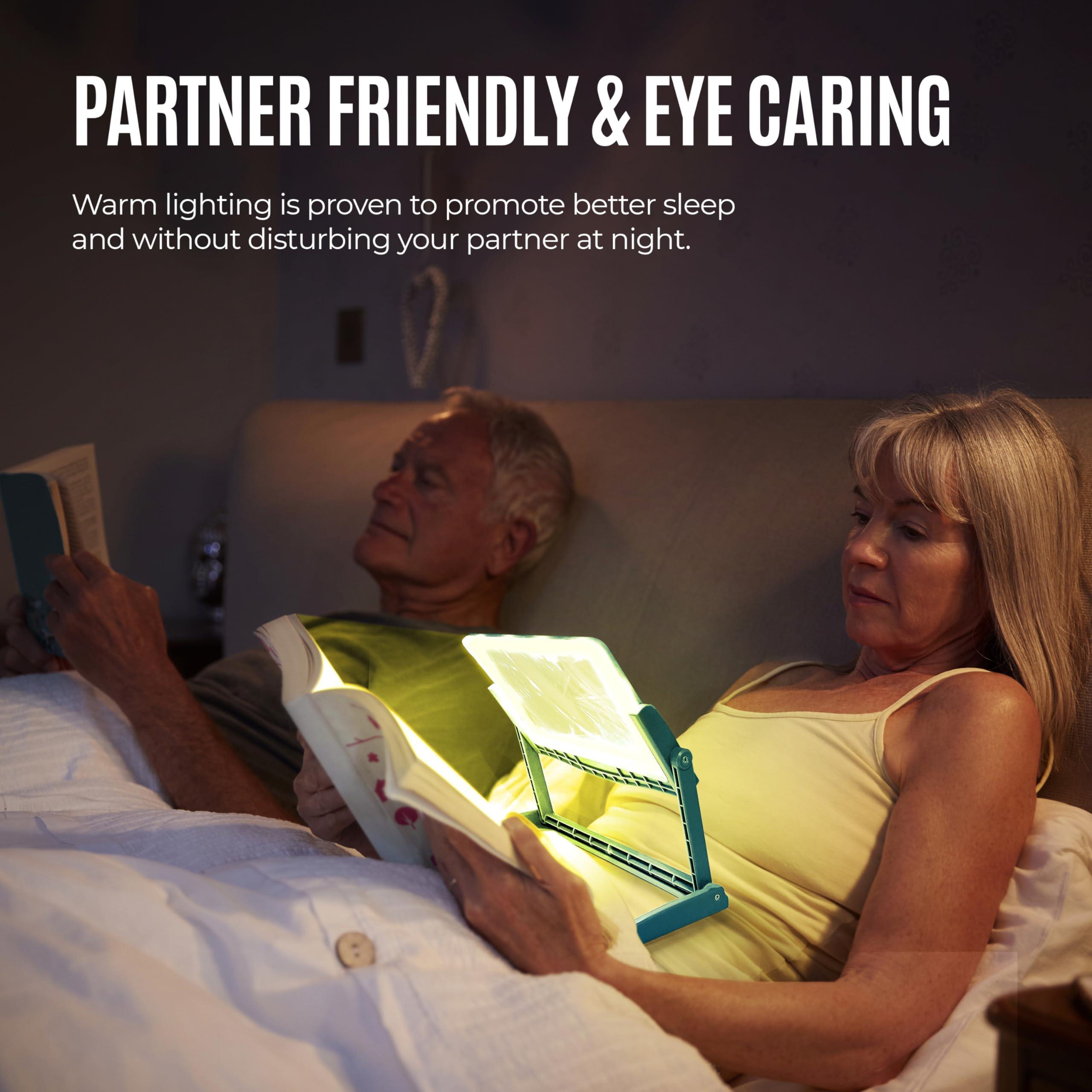 MagniPros See Things Differently MAGNIPROS 5X Large LED Hands-Free Full Page Magnifying Glass with Detachable Stand & 3 Stepless Color Modes to Reduce Eye Strain, Ideal for Reading Small Prints, Crafting, Low Vision & Seniors