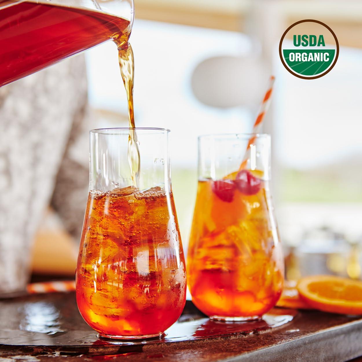 Grace Farms Grace Farms ROOIBOS CHAI ORGANIC ICED TEA (Twelve 1qt. Brew Bags, 3 Gallons) | Refreshing and Spiced, Naturally Sweet Sugar-Free | Easy Cold Brew