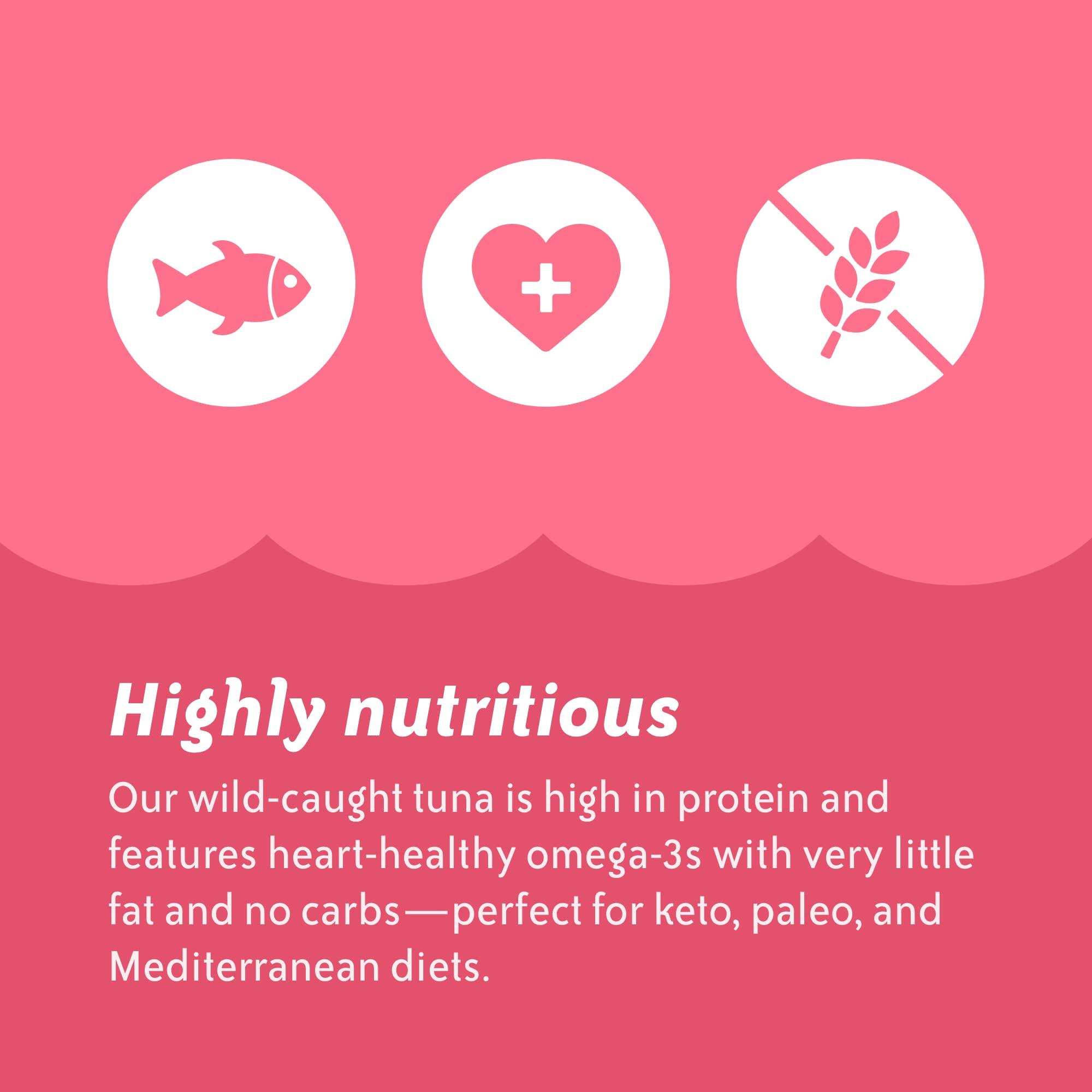 Chicken of the Sea Chicken of the Sea Solid White Premium Albacore Tuna in Water, Wild Caught Tuna, 5 oz. Can (Pack of 24)