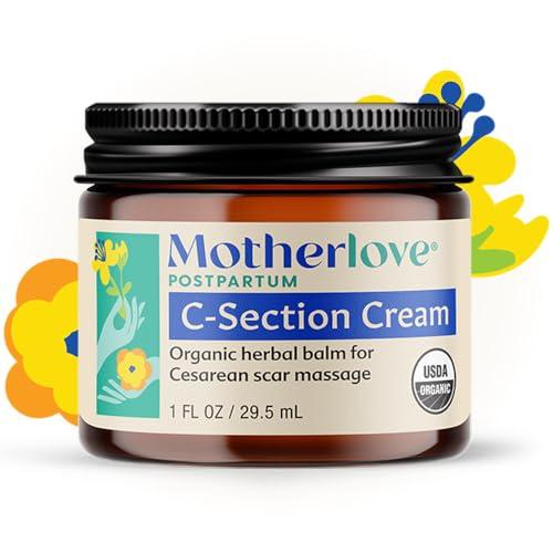 Motherlove Motherlove C-Section Cream (2 oz) Organic Herbal Balm for Cesarean Scar Massage
