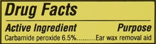 Major MAJOR Ear Drops Earwax Removal Aid 0.5oz 15mL CARBAMIDE PEROXIDE 6.5% USA