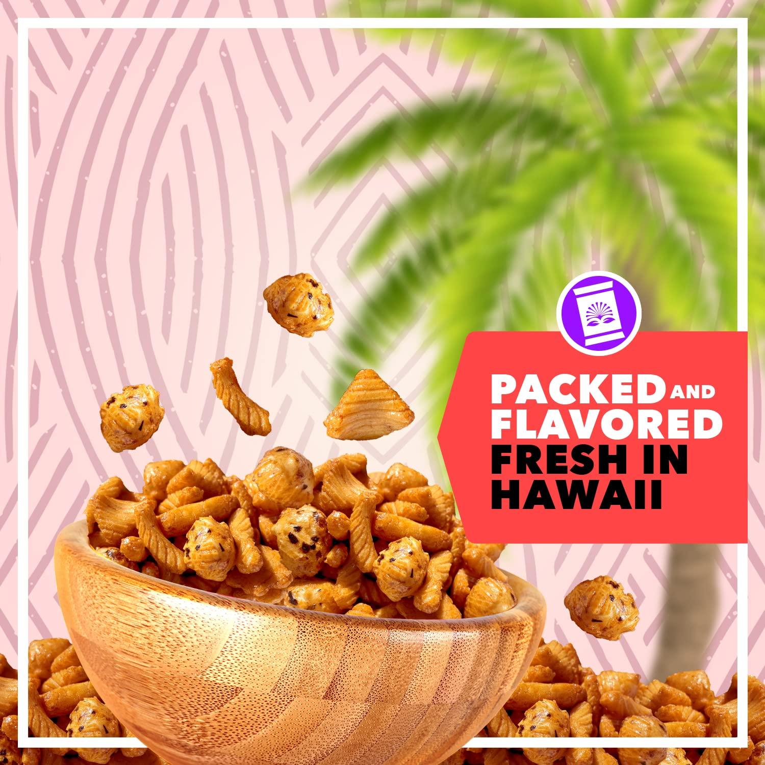 Snack Hawaii Traditional Supreme Mix Arare Rice Crackers - Mochi Crunch Asian Snack Mix - Sweet, Salty, and Umami Flavor - Crunchy On-The-Go Snack For Any Occasion - 9 Ounce