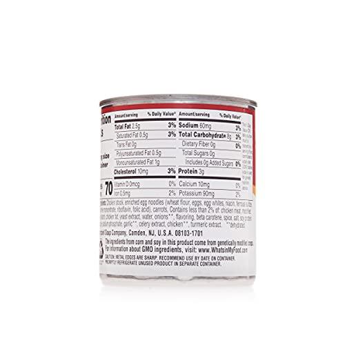 Campbell's Campbell’s Classic Low Sodium Ready to Serve Chicken Noodle Soup, 7.25 Ounce Cans, 24-Pack