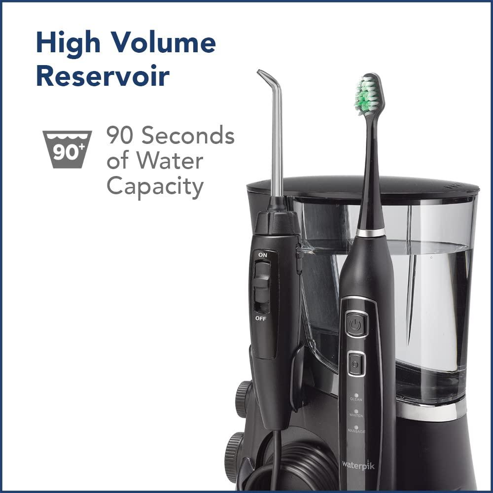 Waterpik Waterpik Complete Care 5.0 Water Flosser + Sonic Electric Toothbrush, Black WP-862