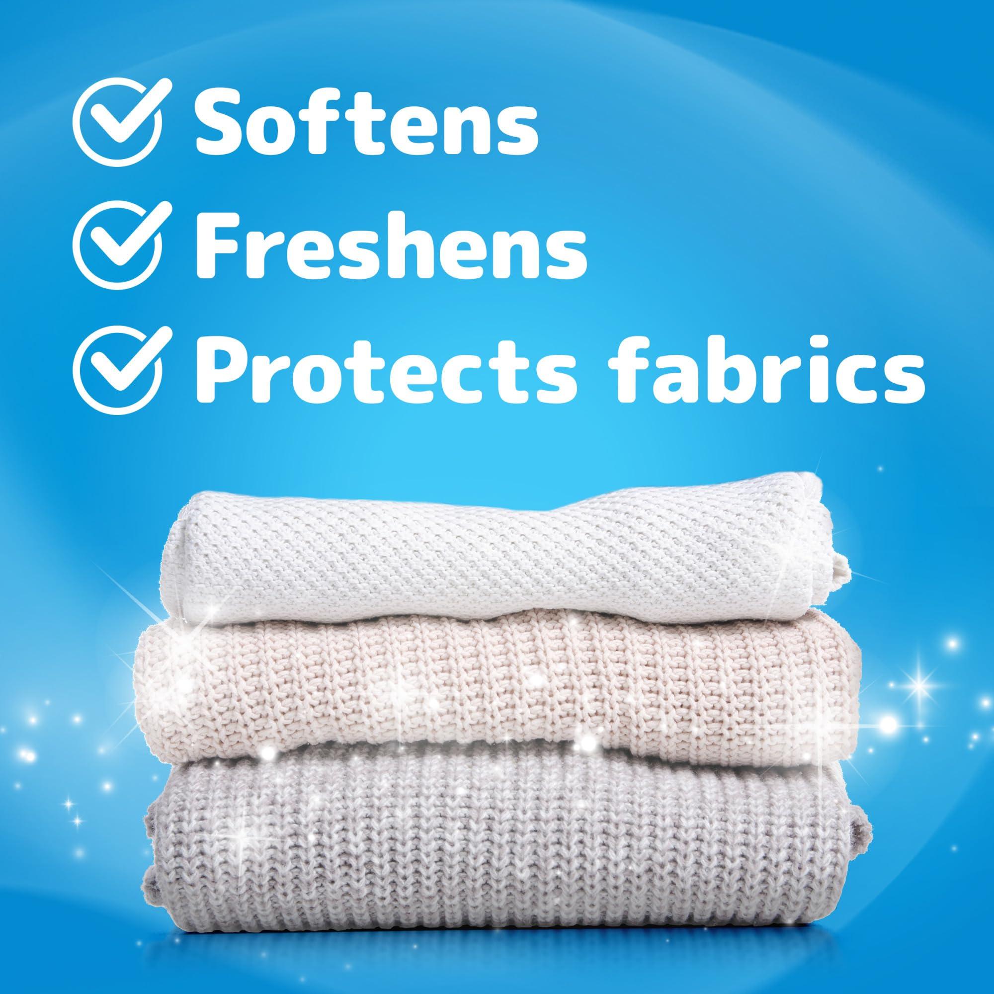 Snuggle Snuggle Blue Sparkle Liquid Fabric Softener, 2X Concentrated, 200 Loads, 80 Fl Oz