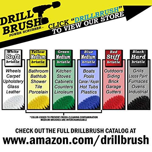 Drill Brush Power Scrubber by Useful Products 7 Piece Drillbrush Bundle - Kitchen Cleaning Brush Drill Attachments - Pool Cleaning Brush - Extension Attachment for Drill - Aquarium Cleaning - Oven Cleaner - Tile - Grout