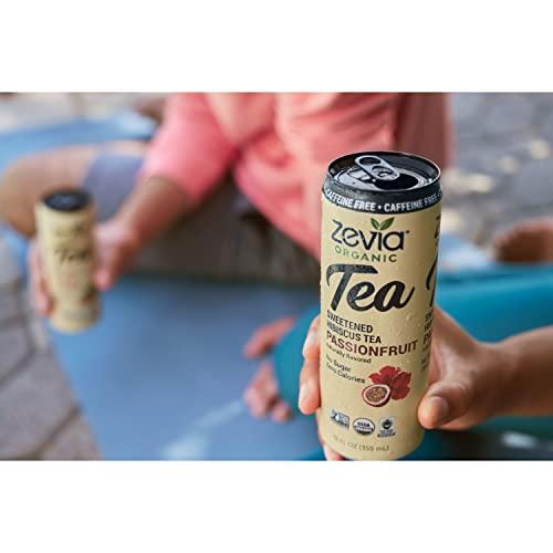 Zevia ZEVIA Organic Caffeine Free Sweetened Hibiscus Passionfruit Tea, 12 FZ