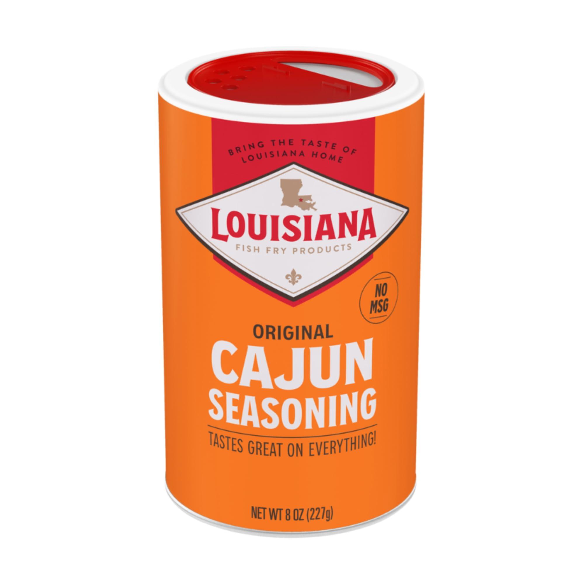 Louisiana Fish Fry Products Louisiana Fish Fry Products Cajun Seasoning, 8-Ounce Shakers (Pack of 12)
