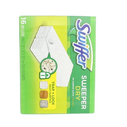 Swiffer Swiffer Dry Sweeping Disposable Cloths 16 ct (Pack of 12), Natural, 12