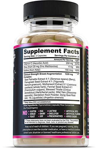 Curvinexx CURVINEXX (3 Bottles) - Natural Breast Toning and Firming Supplement. Lift, Firm and Enhance your Bust Naturally...