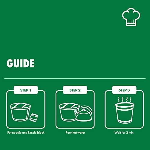 Surasang Surasang Kimchi Janchi Guksu, Spicy and Savory Korean Thin Non-Fried Noodle with Kimchi Bowl, Healthy Instant Noodle, 5.92 Ounce, Pack of 1