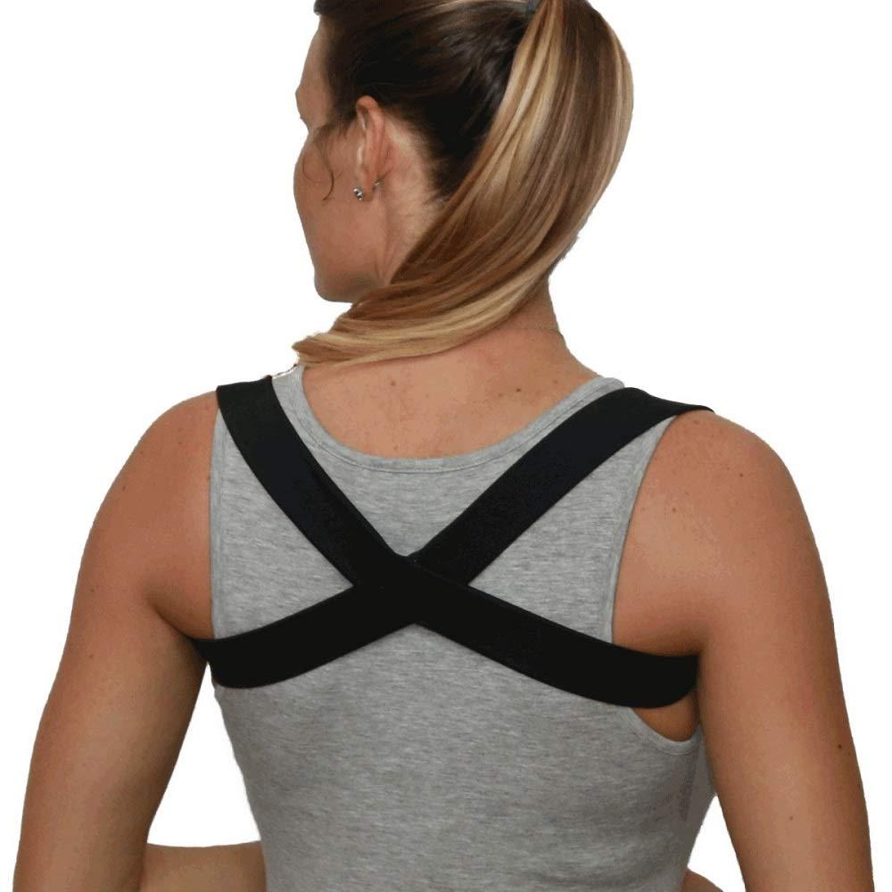 POSTURIFICBRACE .COM ENJOY INSTANT POSTURE IMPROVE Posture Corrector Softer More Comfortable Wear 15 Minutes A Day Shoulder Support Posture Brace Posturific Brace Including 4 Posture Exercises - Available in Colors and Sizes (Black XLarge)