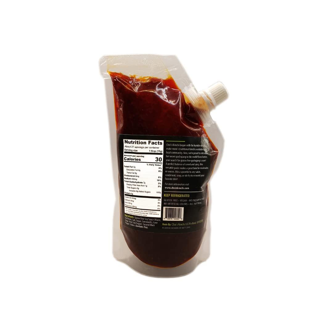 Choi's Kimchi Co. Gluten-Free Gochujang [Vegan, Gluten Free] by Choi\'s Kimchi Co. Made in USA. (16oz (Pack of 1))