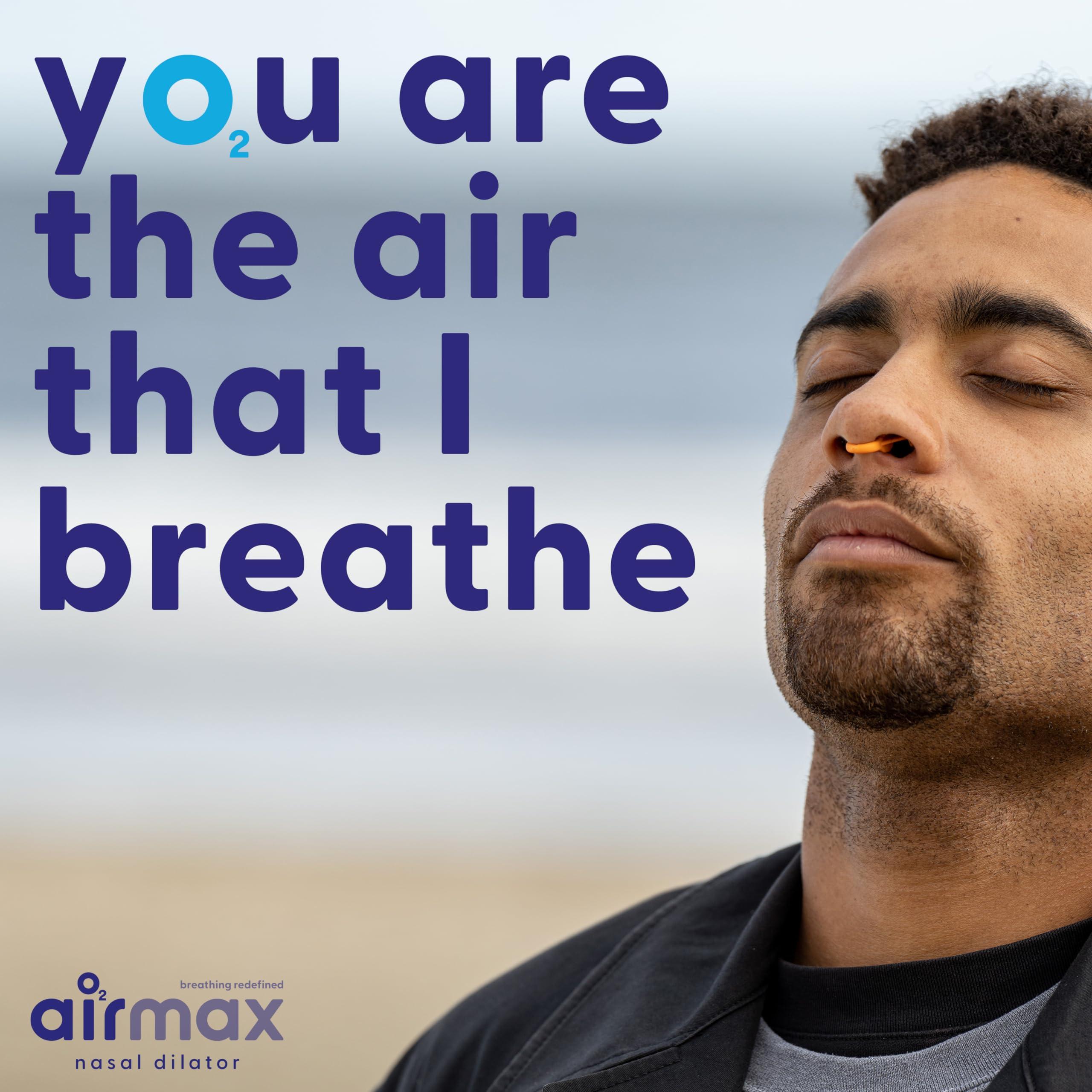 Air Max AIRMAX Nasal dilators for Sleeping - 76% More Airflow - Anti Snore Device - Breathe Freely Through The Nose - Sinus Relief, Sleep aid and snoring Solution - 2X Small Blue - 6 Month Relief
