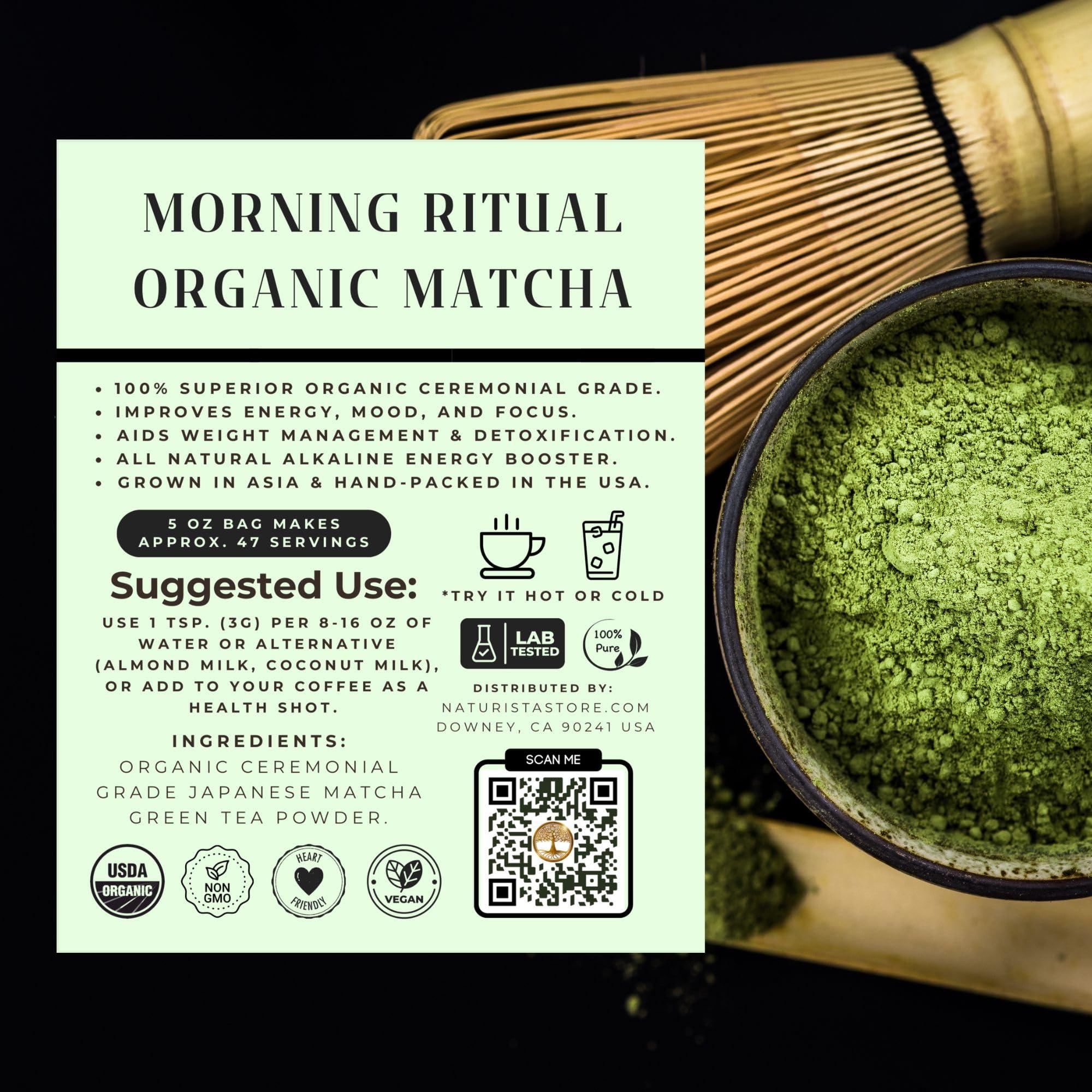 Generic Organic Japanese Ceremonial Grade Matcha Green Tea Powder 5 oz | Grown in Japan