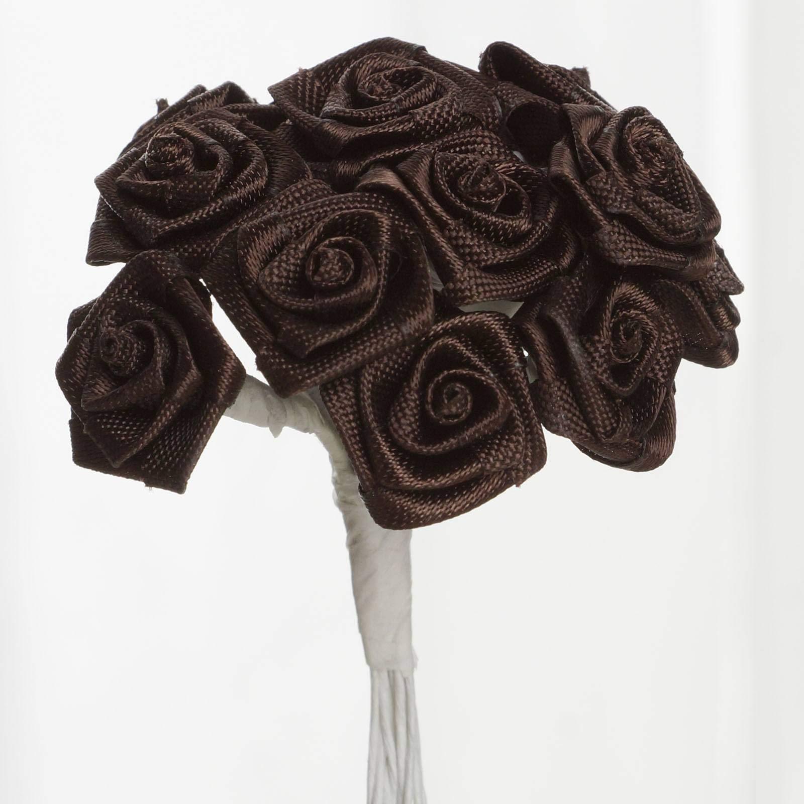 Wedding Venue Shop Wedding Venue Shop Polyester Wired Roses - Ivory | Pack of 144