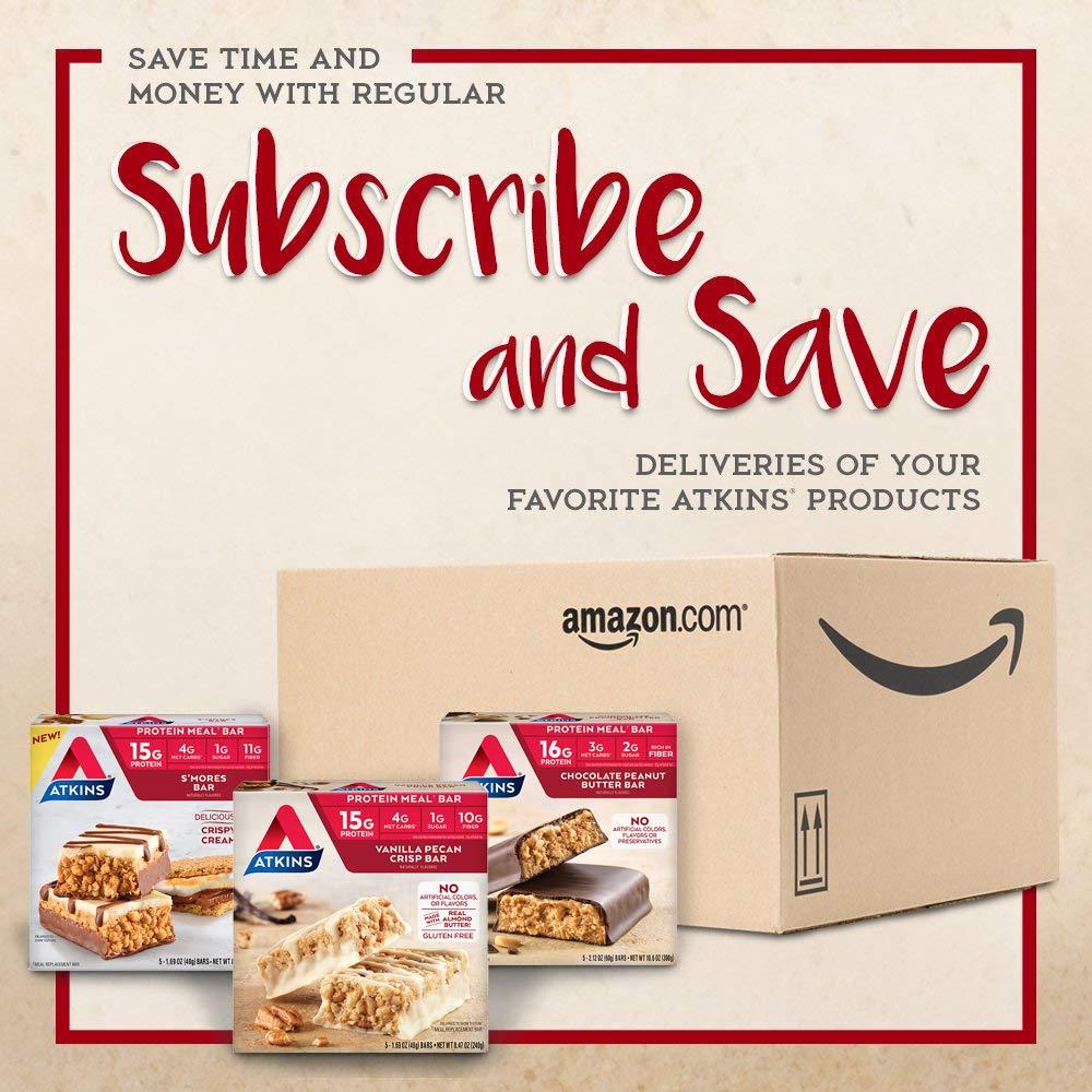 Atkins Atkins Protein Rich Meal Bars, Chocolate Peanut Butter, 8 Count